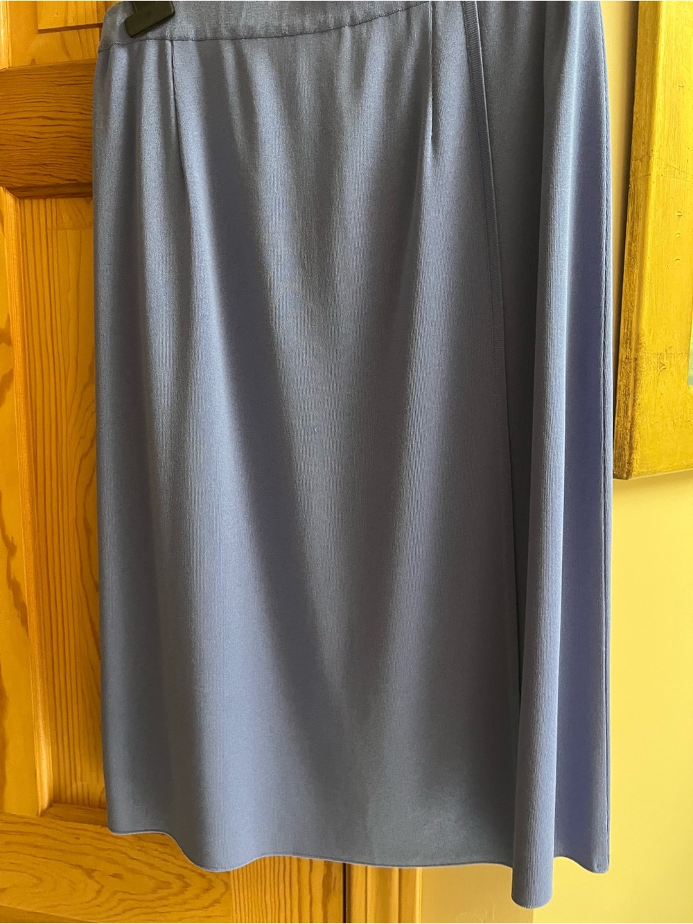 MISOOK SKIRT-Light Blue A-line Skirt-Size: 1X ???